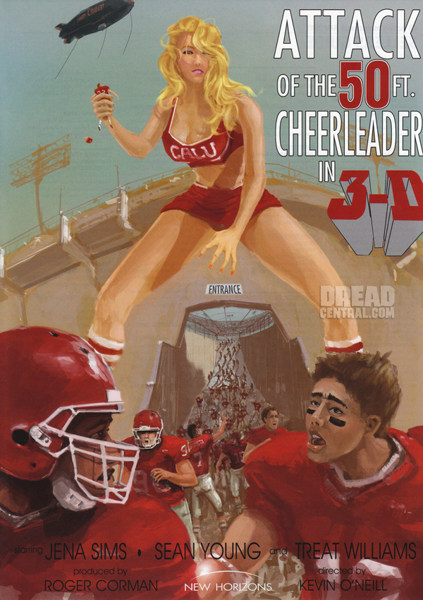 Attack of the 50ft Cheerleader 2012 filme cenas de nudez