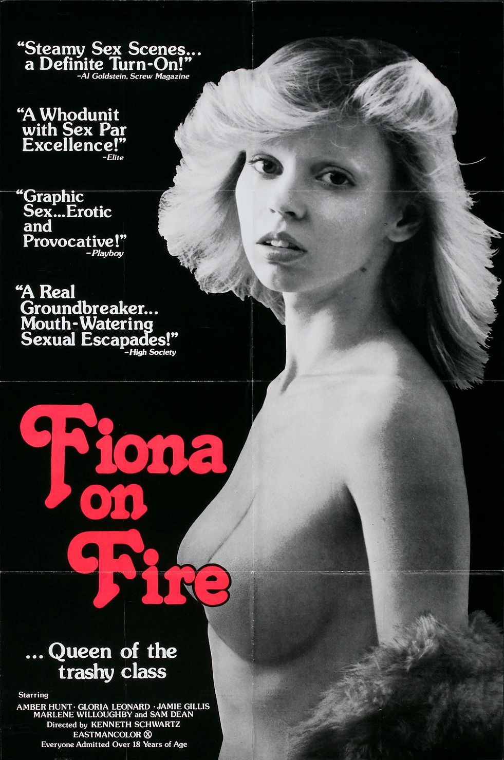 Fiona On Fire 1978 filme cenas de nudez