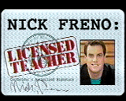 Nick Freno: Licensed Teacher cenas de nudez